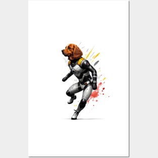 Flying to the Rescue: Cocker Spaniel Heroic Suit Tee Posters and Art